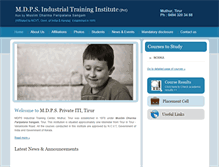 Tablet Screenshot of mdpsitc.org